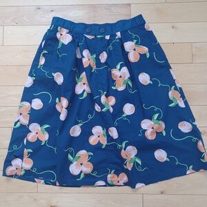 Modcloth Elastic-waisted Skirt (Size: Women's Large)